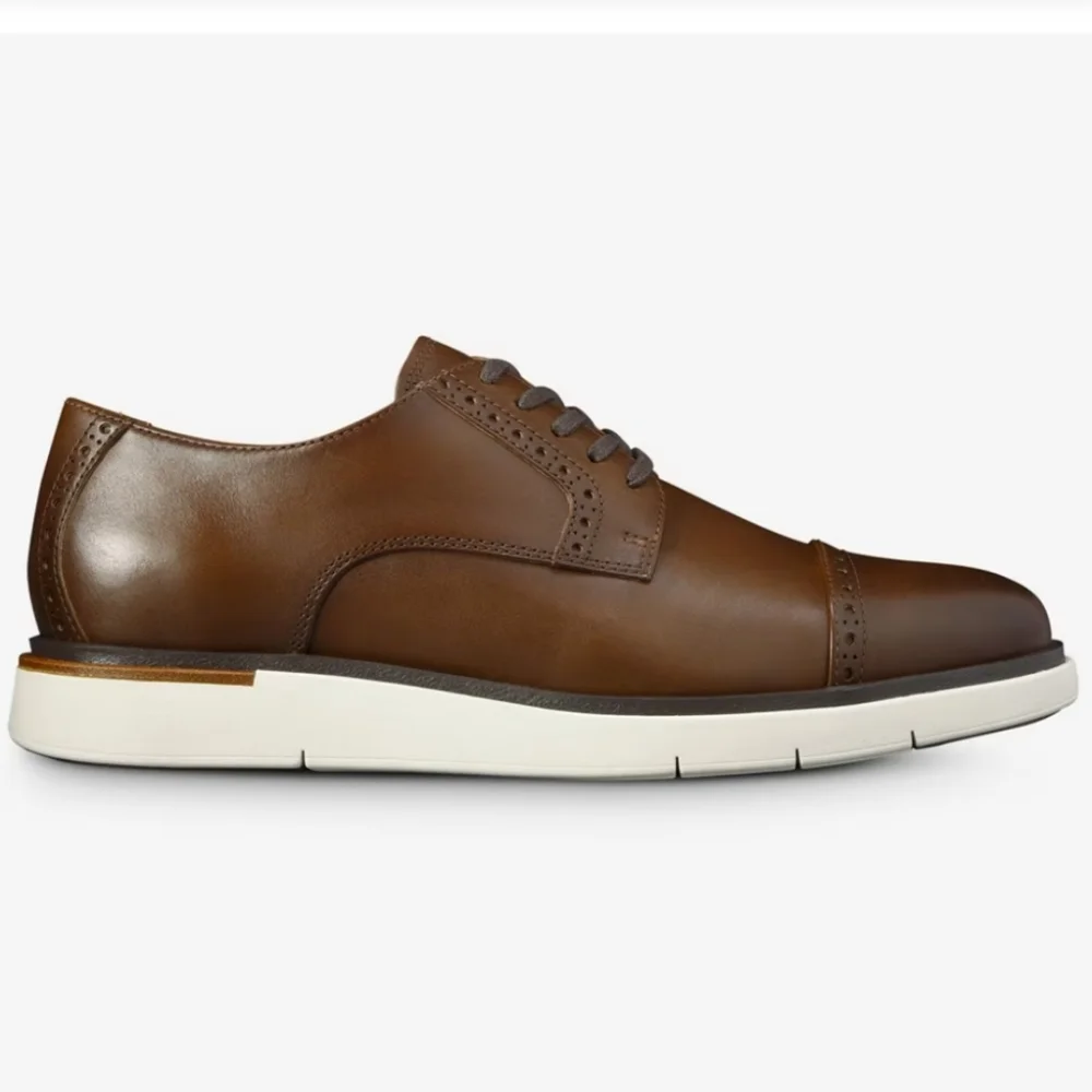 New Allen Edmonds Mens Caleb Lace-up Hybrid Derby Shoes Size 11.5